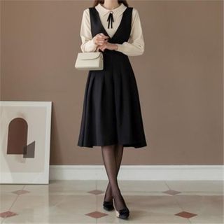 neck jumper dress