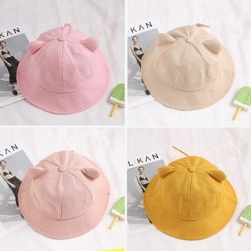 Buttercap Plain Cat Ear Bucket Hat YesStyle
