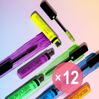 HANDAIYAN - Neon Lash Fluorescent Color Mascara - 6 Colors (x12) (Bulk Box)