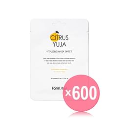Farmstay - Citrus Yuja Vitalizing Mask Sheet Set (x600) (Bulk Box)