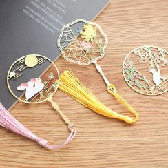 Yogow - Cutout Tassel Metal Bookmark Yogow - Cutout Tassel Metal Bookmark