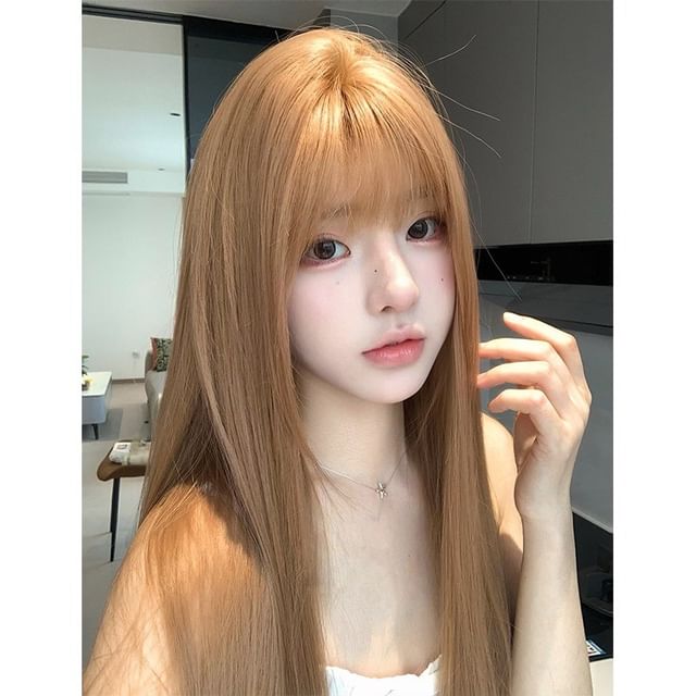 SEVENQ-Long Full Wig - Straight