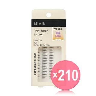 fillimilli - Point Piece Lashes #04 A-Shape (x210) (Bulk Box)