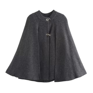 Starsavvy Melange Hoop Accent Knit Cape Sale