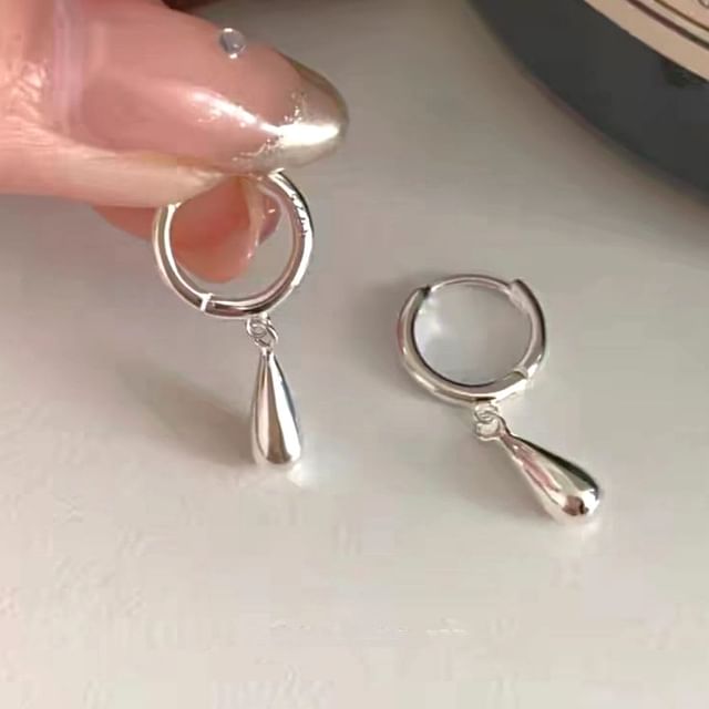 Chimerro-Glossy Huggie Drop Earring
