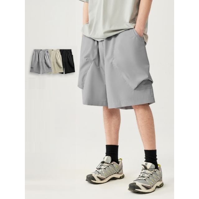 Newin-Unisex Baggy Worker Shorts