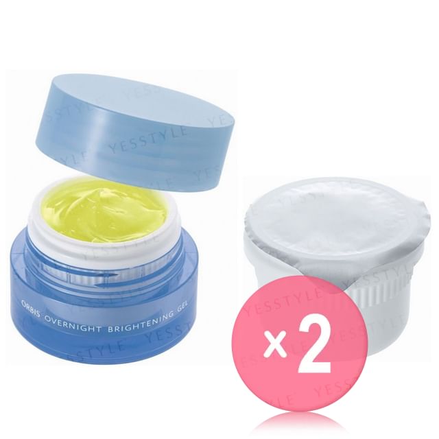 Orbis-Overnight Brightening Gel 2pcs Bundle Set