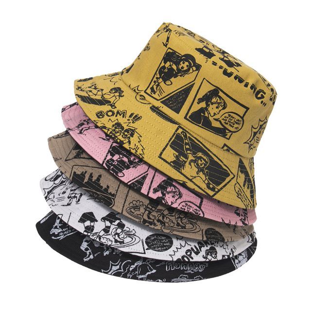 comic bucket hat