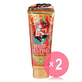 Bison - India Esthe Premium Hot Leave-In Body Massage Gel With Essence 2pcs Bundle Set