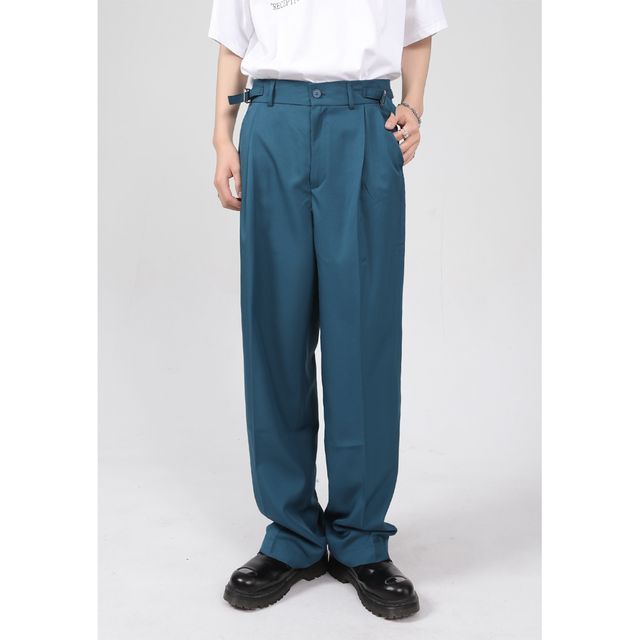 FAERIS Loose Fit Dress Pants YesStyle