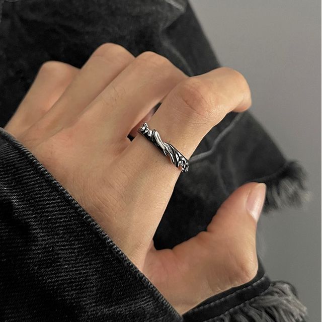 Kopesh-Irregular Alloy Open Ring