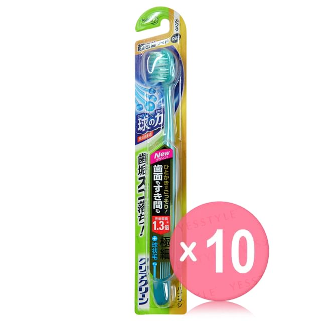 Kao-Clear Clean Gap Toothbrush 10pcs Bundle Set