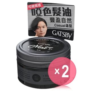 Mandom - Gatsby Styling Grease Mat Craft 2pcs Bundle Set