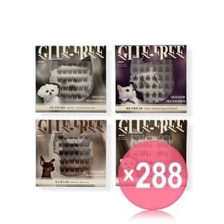 Gege Bear - Glue-Free False Eyelashes - 6 Types (x288) (Bulk Box)