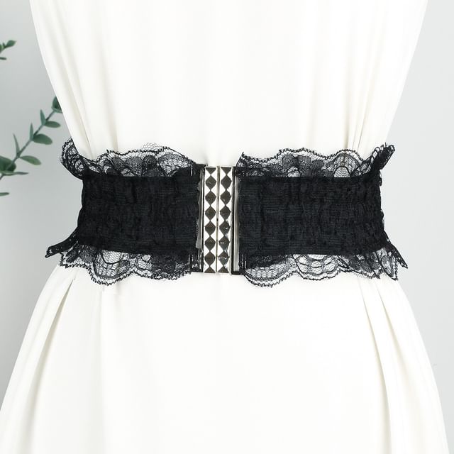 Kinoxslone-Lace Trim Belt