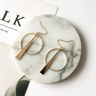 Gaya-Hoop Drop Earrings