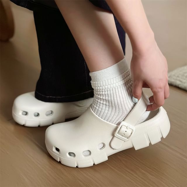 Honkizz-Platform Cutout EVA Sandals