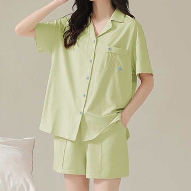 Jeony - Short-Sleeve Pajama Set | YesStyle