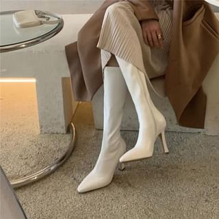 Anjay-Pointed Toe High Heel Knee High Boots
