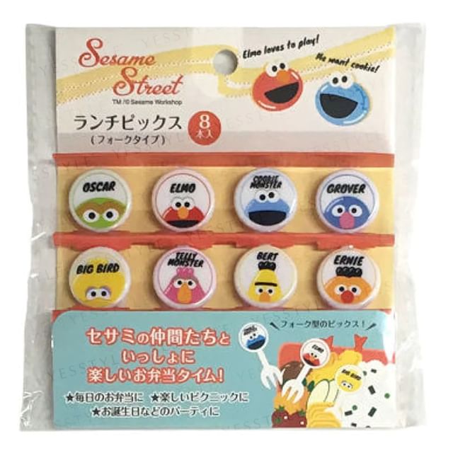 DAISO Sesame Street Disposable Plastic Picks YesStyle