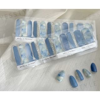 NAIL n THINGS - ND35 Forzen Ice Self-Adhesive Design Nail Polish Wraps 