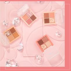 BLACK ROUGE - Crystal Heart Lock Shadow - 4 Colors BLACK ROUGE - Crystal Heart Lock Shadow - 4 Colors