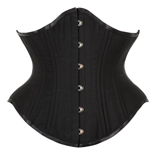 Lady Citrus-Plain Lace-Up Corset
