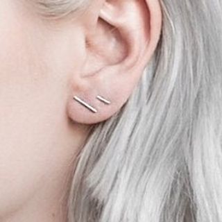 Gaya-Bar Sterling Silver Earring