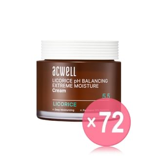 acwell - Licorice pH Balancing Extreme Moisture Cream (x72) (Bulk Box)