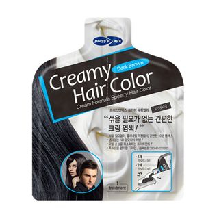 PUREDERM - Creamy Hair Color (Dark Brown): Hair Color 20g + Developer 20g