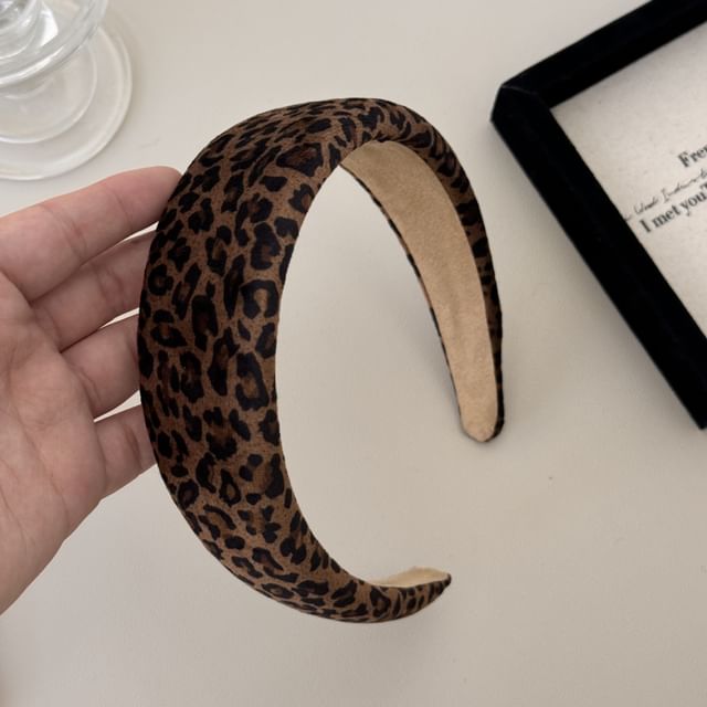 Kayochs-Leopard Print Headband