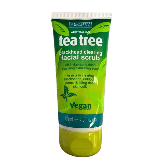 Beauty Formulas-Tea Tree Blackhead Clearing Facial Scrub