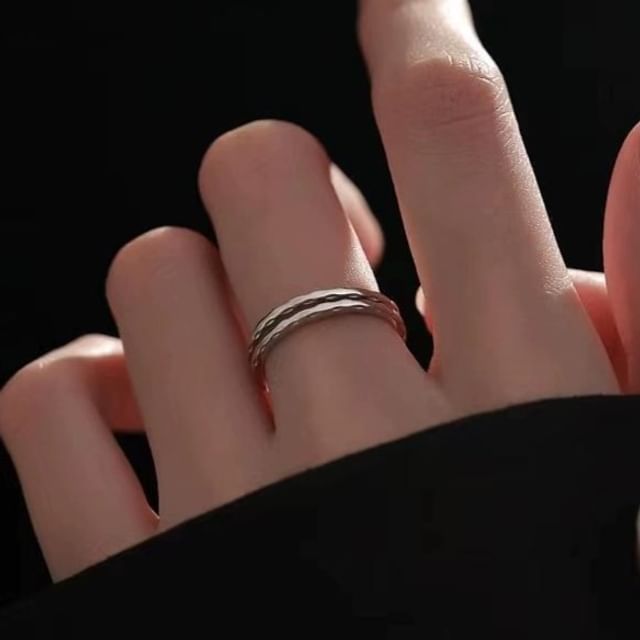 Parskletie-925 Sterling Silver Open Ring