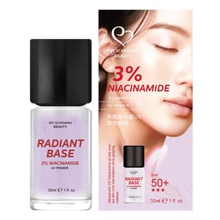 My Scheming - Radiant Base 3% Niacinamide UV Primer SPF 50+ PA+++ Purple