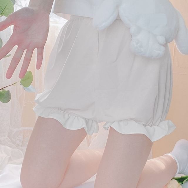 GOGO Girl-Elastic Waist Ruffle Undershorts