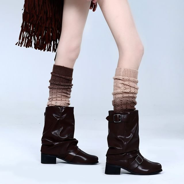 Gentiana-Gradient Leg Warmer