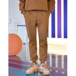 GERIO - Fleece-Lined Jogger Pants GERIO - Fleece-Lined Jogger Pants