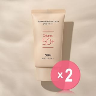 Ottie - Derma Control Sun Cream 2pcs Bundle Set