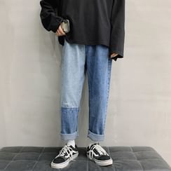 DuckleBeam - Paneled Harem Jeans DuckleBeam - Paneled Harem Jeans