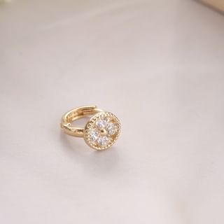 Phoenoa-CZ Hoop Earring