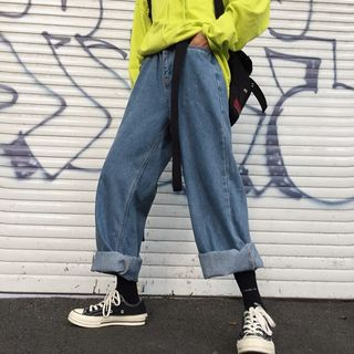 baggy wide leg jeans