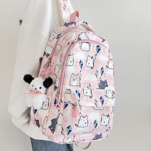 Bags | Zeneller Mini Backpack Cat Purse For Women With Pom Black Brand New  | Poshmark