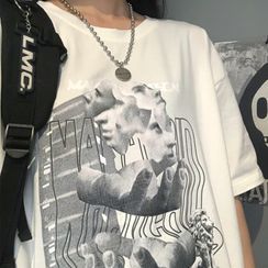 Banash - Short-Sleeve Print T-Shirt Banash - Short-Sleeve Print T-Shirt