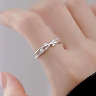 Parskletie-Sterling Silver Twig Ring