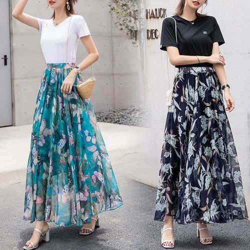 Lewwe - Maxi A-Line Skirt