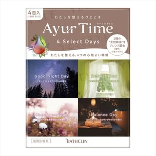 BATHCLIN - Ayur Time Aroma 4 Select Days Bath Salt Set