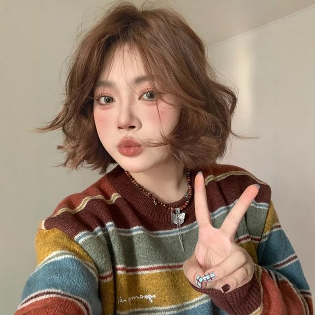 Jellyfish-Short Full Wig - Wavy