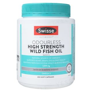 Swisse - Ultiboost Odourless High Strength Wild Fish Oil