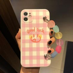 Huella - 格子手鏈笑臉手機殼For iPhone SE / 7 / 7 Plus / 8 / 8 Plus / X / XS / XR / XS Max / 11 / 11 Pro / 11 Pro Max Huella - 格子手鏈笑臉手機殼For iPhone SE / 7 / 7 Plus / 8 / 8 Plus / X / XS / XR / XS Max / 11 / 11 Pro / 11 Pro Max