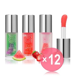 BEAUTY GLAZED - pH Balanced Lip Oil - 3 Types (x12) (Bulk Box)